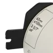 300db 62mm x 100mm méretű címke tekercsen tartóval