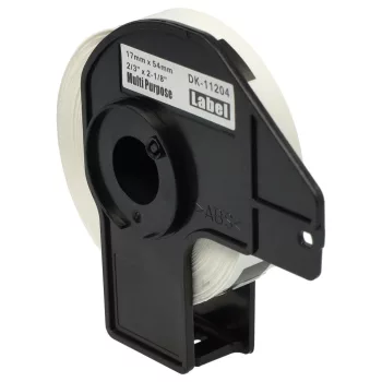 400db 17mm x 54mm méretű címke tekercsen tartóval
