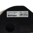 400db 17mm x 54mm méretű címke tekercsen tartóval