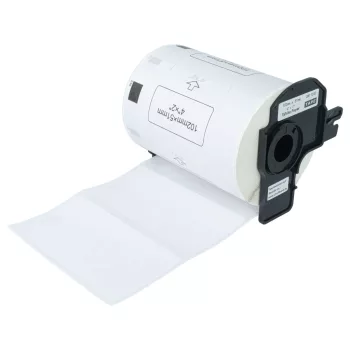 600db 102mm x 51mm méretű címke tekercsen tartóval