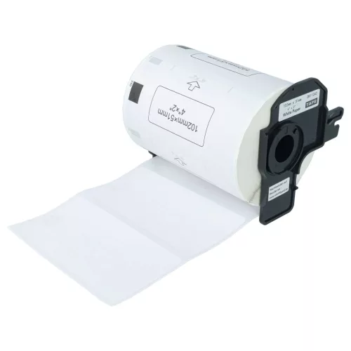 600db 102mm x 51mm méretű címke tekercsen tartóval