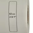15.24m x 62mm méretű címke tekercsen