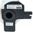 15.24m x 62mm méretű címke tekercsen tartóval