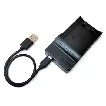   Casio Exilim S20, S23, S3, SX-S770, Z3, Z4, Z5 készülékekhez töltő szett (4.2V, 0.5 A) - Utángyártott