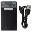 Vivitar Vivicam 7410, 8300s, 8330, 8600, 8600s, x30, x60 készülékekhez töltő szett (4.2V, 0.5A) - Utángyártott