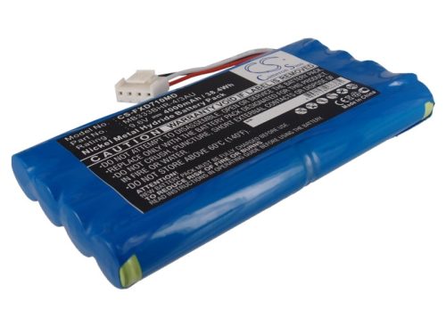 Fukuda MB333BHR-4/3AU helyettesítő akkumulátor (NiMh, 9.6V, 4000mAh / 38.4Wh) - Utángyártott