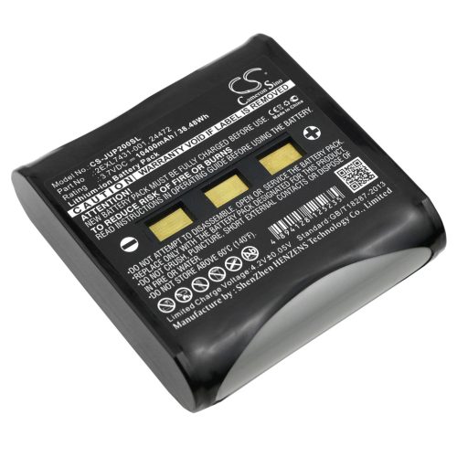 Juniper 8010.058.001 helyettesítő akkumulátor (Li-Ion, 3.7V, 10400mAh / 38.48Wh) - Utángyártott