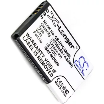   Honeywell Captuvo 70e, 75e, SL22 készülékekhez akkumulátor (Li-Ion, 1250mAh / 4.63Wh, 3.7V) - Utángyártott