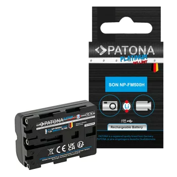   Sony VG-C77AM készülékhez fényképezőgép akkumulátor USB-C bemenettel (Li-Ion, 2250mAh / 16.2Wh, 7.2V) - Utángyártott