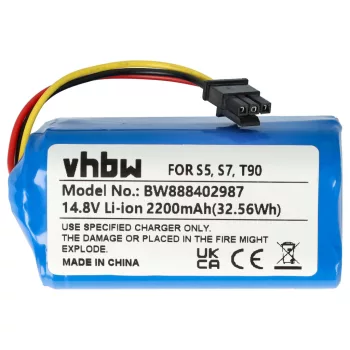   Qihoo MH1-4S1P helyettesítő takarítógép akkumulátor (Li-Ion, 14.8V, 2200mAh / 32.56Wh) - Utángyártott