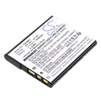   Sony NP-BN1 helyettesítő fényképezőgép akkumulátor (Li-Ion, 3.7V, 630mAh / 2.33Wh) - Utángyártott