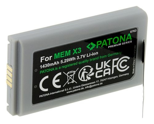 Datalogic BP08-000600 helyettesítő akkumulátor (Li-Ion, 3.7V, 14300mAh / 5.29Wh) - Utángyártott