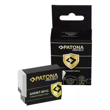   GoPro SPBL1B helyettesítő fényképezőgép akkumulátor (Li-Ion, 3.85V, 1730mAh / 6.66Wh) - Utángyártott