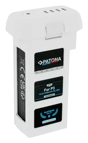 DJI PHA-3 helyettesítő drón akkumulátor (Li-Polymer, 15.2V, 4480mAh / 68.10Wh) - Utángyártott