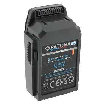  DJI GP785075-38300DB helyettesítő drón akkumulátor (Li-Polymer, 11.1V, 3830mAh / 42.5Wh) - Utángyártott