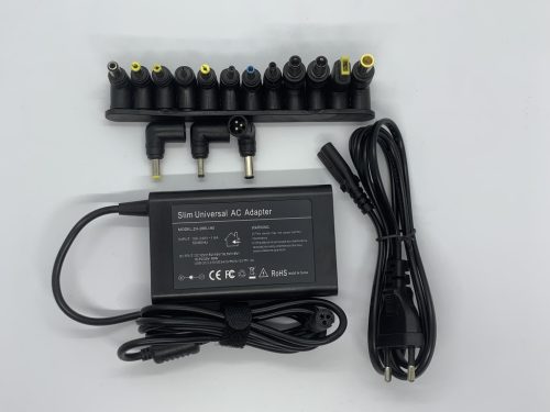 Fujitsu készülékhez univerzális laptop hálózati töltő adapter 15 db különbőző töltő fejjel és USB QC 3.0 töltő porttal - Utángyártott