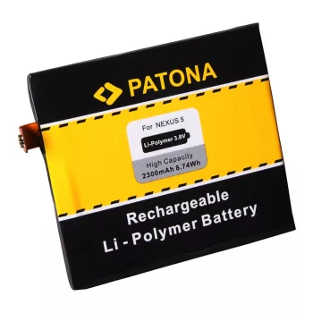   LG EAC62078701 helyettesítő mobiltelefon akkumulátor (Li-Polymer, 3.8V, 2300mAh / 8.7Wh) - Utángyártott