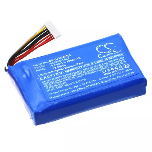 DJI 623758-1S2P helyettesítő távirányító akkumulátor (Li-Polymer, 3.8V, 3600mAh / 13.68Wh) - Utángyártott