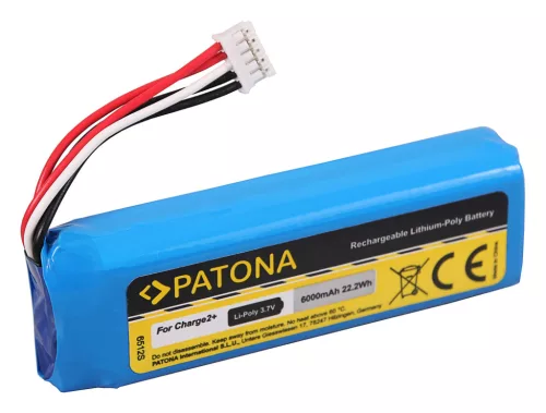JBL MLP912995-2P helyettesítő hangszóró akkumulátor (Li-Polymer, 3.7V, 6000mAh / 22.2Wh) - Utángyártott