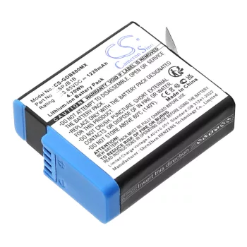   GoPro SPJB1B helyettesítő fényképezőgép akkumulátor (Li-ion, 3.85V, 1220mAh / 4.70Wh) - Utángyártott