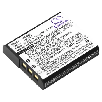   Sony NP-BG1, NP-FG1 helyettesítő akkumulátor (Li-ion, 3.7V, 1000mAh) - Utángyártott