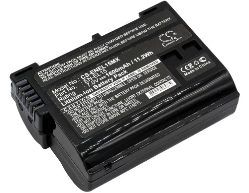 Nikon EN-EL15B, EN-EL15c helyettesítő akkumulátor (Li-ion, 7.0V, 1600mAh / 11.20Wh) - Utángyártott