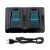 Makita HP454DRFX készülékhez dual szerszámgép akkumulátor töltő (Li-Ion, 14.4V-18V, 3A) - Utángyártott