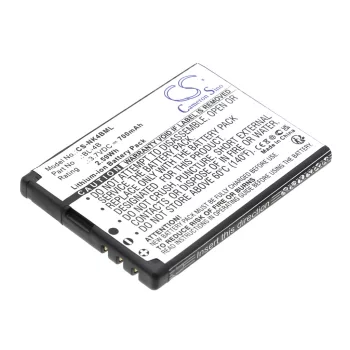   Nokia BL-4B, BL-4BA helyettesítő mobiltelefon akkumulátor (Li-ion, 3.7V, 700mAh / 2.59Wh) - Utángyártott
