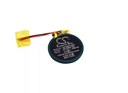Garmin 361-00064-00 helyettesítő okosóra akkumulátor (Li-ion, 3.7V, 200mAh / 0.74Wh) - Utángyártott