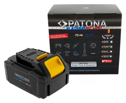 Dewalt DCS391M1 készülékhez szerszámgép akkumulátor (Li-Ion, 18V, 5000mAh / 90Wh) - Utángyártott