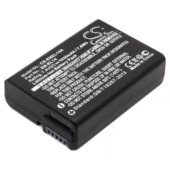   Nikon EN-EL14 helyettesítő fényképezőgép akkumulátor (Li-ion, 7.4V, 1030mAh / 7.62Wh) - Utángyártott