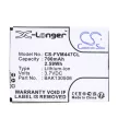 FRITZ!FON NL523446LG helyettesítő mobiltelefon akkumulátor (Li-ion, 3.7V, 700mAh / 2.59Wh) - Utángyártott