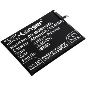   Pocophone Poco M2 Pro Premium készülékhez mobiltelefon akkumulátor (Li-Polymer, 3.85V, 4800mAh / 18.48Wh) - Utángyártott