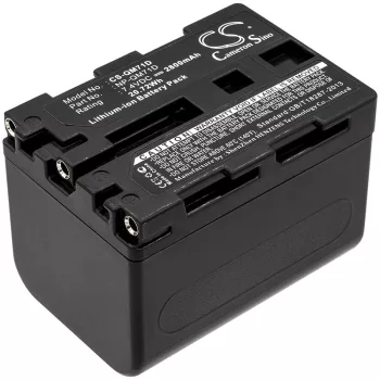   Sony NP-QM71D helyettesítő fényképezőgép akkumulátor (Li-ion, 7.4V, 2800mAh) - Utángyártott