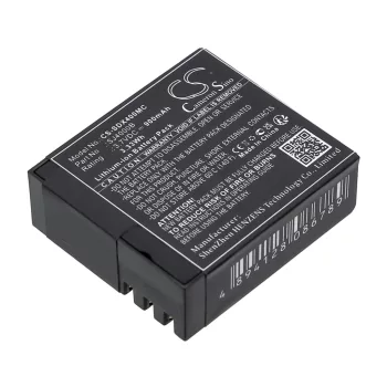  SJCAM SJ4000B helyettesítő fényképezőgép akkumulátor (Li-ion, 3.7V, 900mAh / 3.33Wh) - Utángyártott