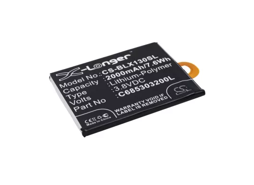 BLU C685303200L helyettesítő mobiltelefon akkumulátor (Li-Polymer, 3.8V, 2000mAh / 7.6Wh) - Utángyártott