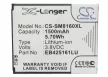 Samsung EB425161LU helyettesítő mobiltelefon akkumulátor (Li-ion, 3.8V, 1500mAh / 5.7Wh) - Utángyártott
