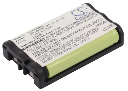 Uniden BT0003 helyettesítő vezeték nélküli telefon akkumulátor (Ni-MH, 3.6V, 900mAh / 3.24Wh) - Utángyártott