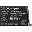 Samsung WT-S-W1 helyettesítő mobiltelefon akkumulátor (Li-Polymer, 3.85V, 4900mAh / 18.87Wh) - Utángyártott
