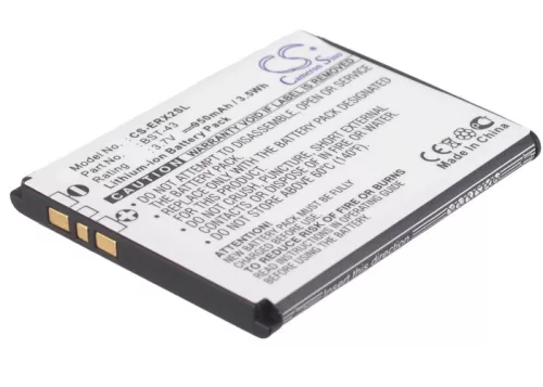 Sony Ericsson BST-43 helyettesítő mobiltelefon akkumulátor (Li-ion, 3.7V, 950mAh / 3.52Wh) - Utángyártott
