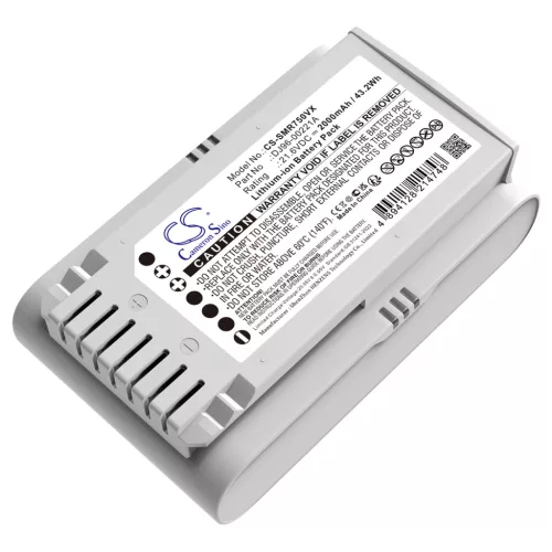 Samsung VS15R8542S1/ET helyettesítő takarítógép akkumulátor (Li-ion, 21.6V, 2000mAh / 43.2Wh) - Utángyártott