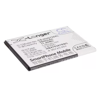   Huawei HB476387RBC helyettesítő mobiltelefon akkumulátor (Li-ion, 3.8V, 3000mAh / 11.4Wh) - Utángyártott