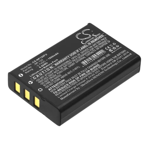 Ricoh DB-43 helyettesítő fényképezőgép akkumulátor (Li-ion, 3.7V, 1800mAh / 6.66Wh) - Utángyártott