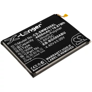   Samsung GH82-18701A helyettesítő mobiltelefon akkumulátor (Li-Polymer, 3.85V, 4900mAh / 18.87Wh) - Utángyártott