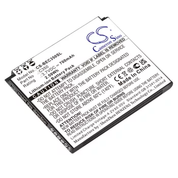   Bea-fon C350 helyettesítő mobiltelefon akkumulátor (Li-ion, 3.7V, 700mAh / 2.59Wh) - Utángyártott
