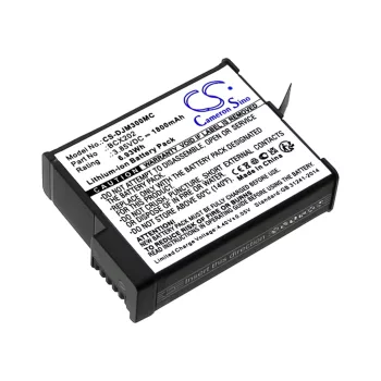   DJI BCX202 helyettesítő fényképezőgép akkumulátor (Li-ion, 3.85V, 1800mAh / 6.93Wh) - Utángyártott