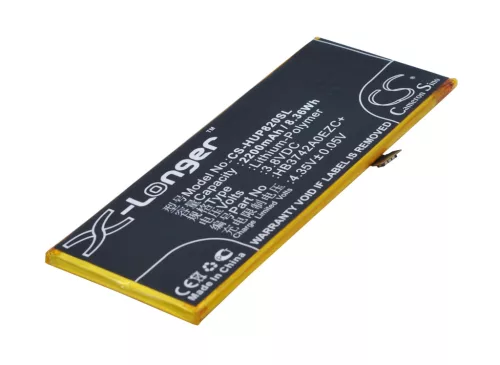 Huawei HB3742A0EZC+ helyettesítő mobiltelefon akkumulátor (Li-Polymer, 3.8V, 2200mAh / 8.36Wh) - Utángyártott