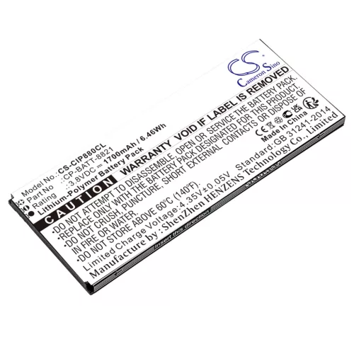 Cisco GP-S10-374192-010H helyettesítő vezeték nélküli telefon akkumulátor (Li-Polymer, 3.8V, 1700mAh / 6.46Wh) - Utángyártott