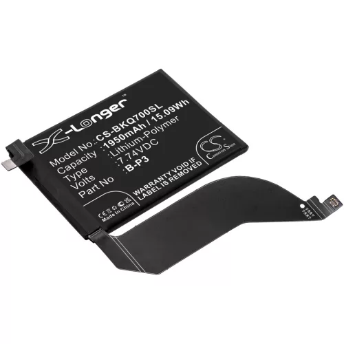Vivo B-P3 helyettesítő mobiltelefon akkumulátor (Li-Polymer, 7.74V, 1950mAh / 15.09Wh) - Utángyártott
