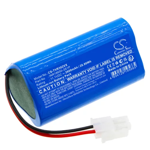 TOTAL INR18650-3S1P helyettesítő takarítógép akkumulátor (Li-ion, 11.1V, 2600mAh / 28.86Wh) - Utángyártott